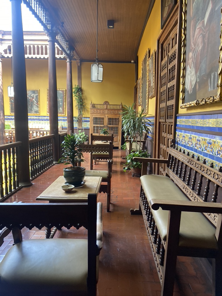 historical site in lima: the Aliaga mansion