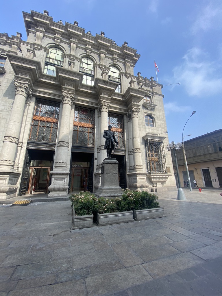 historical site in lima: plaza de armas