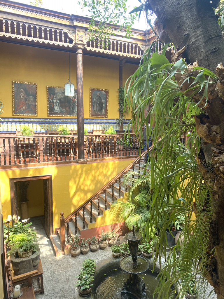 historical site in lima: the Aliaga mansion