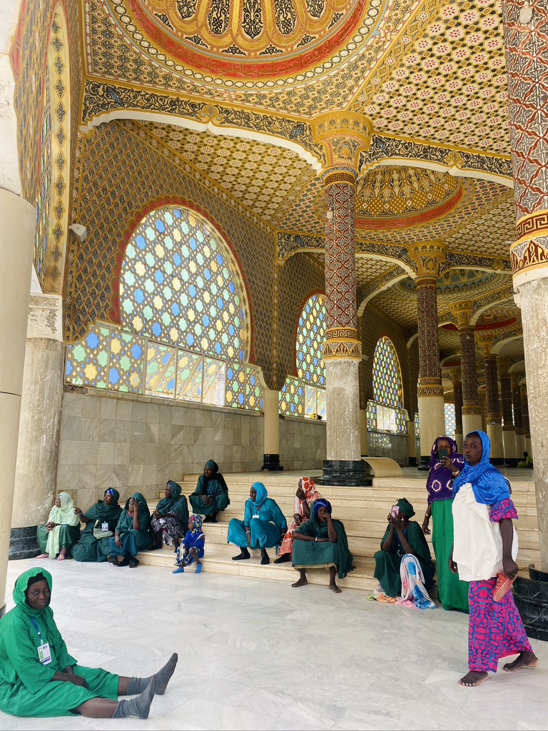 people in the mosque IN SENEGAL