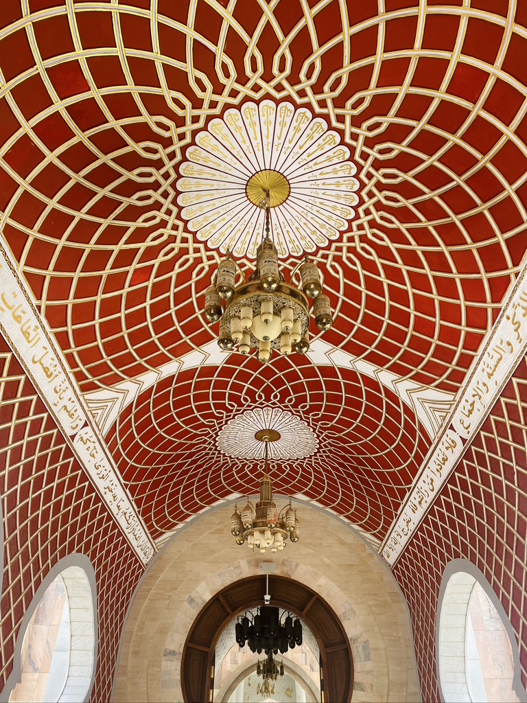 interior design of the mosque IN SENEGAL