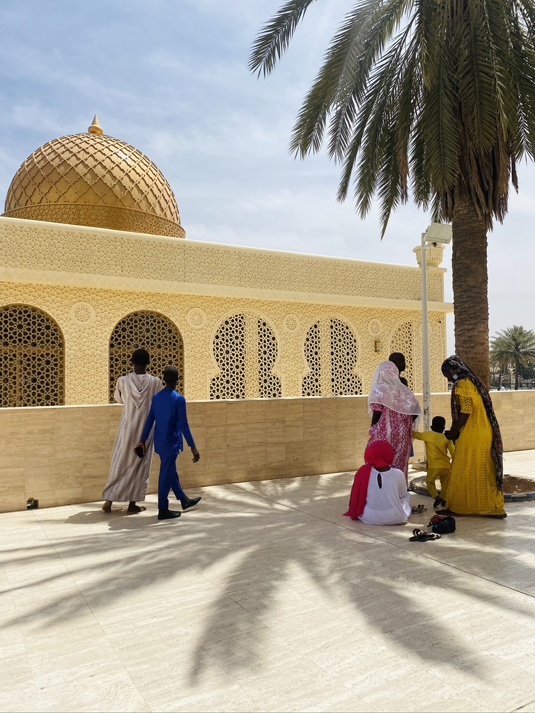 the biggest mosque in touba IN SENEGAL