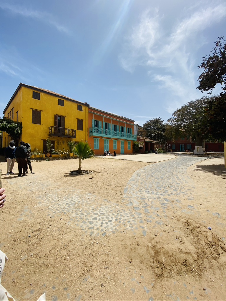 views from ile goree in senegal 