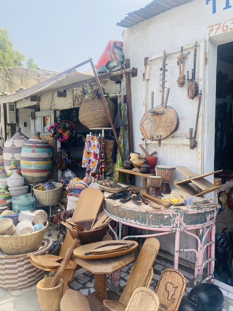 The Art village of Soumbedioune in senegal 