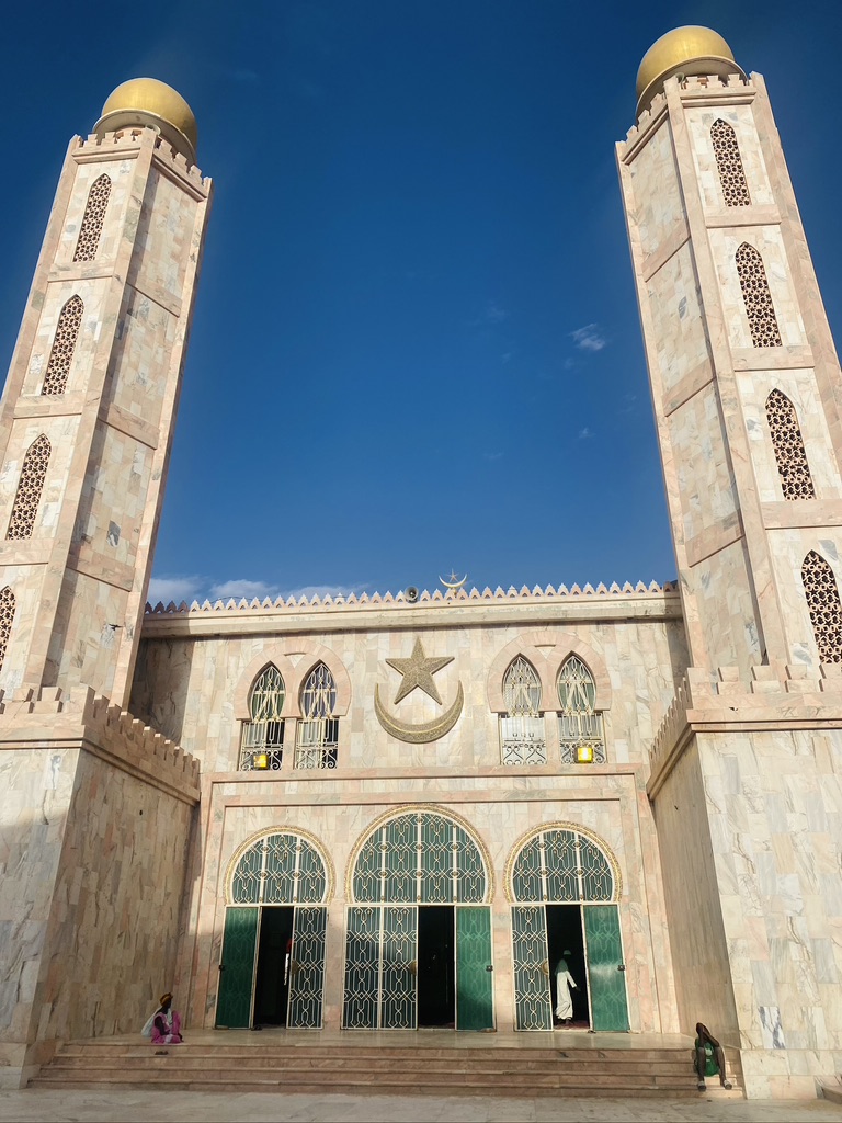 a mosque in TIVAOUANE SENEGAL