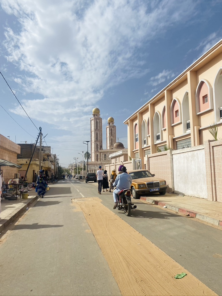 streets of TIVAOUANE IN SENEGAL