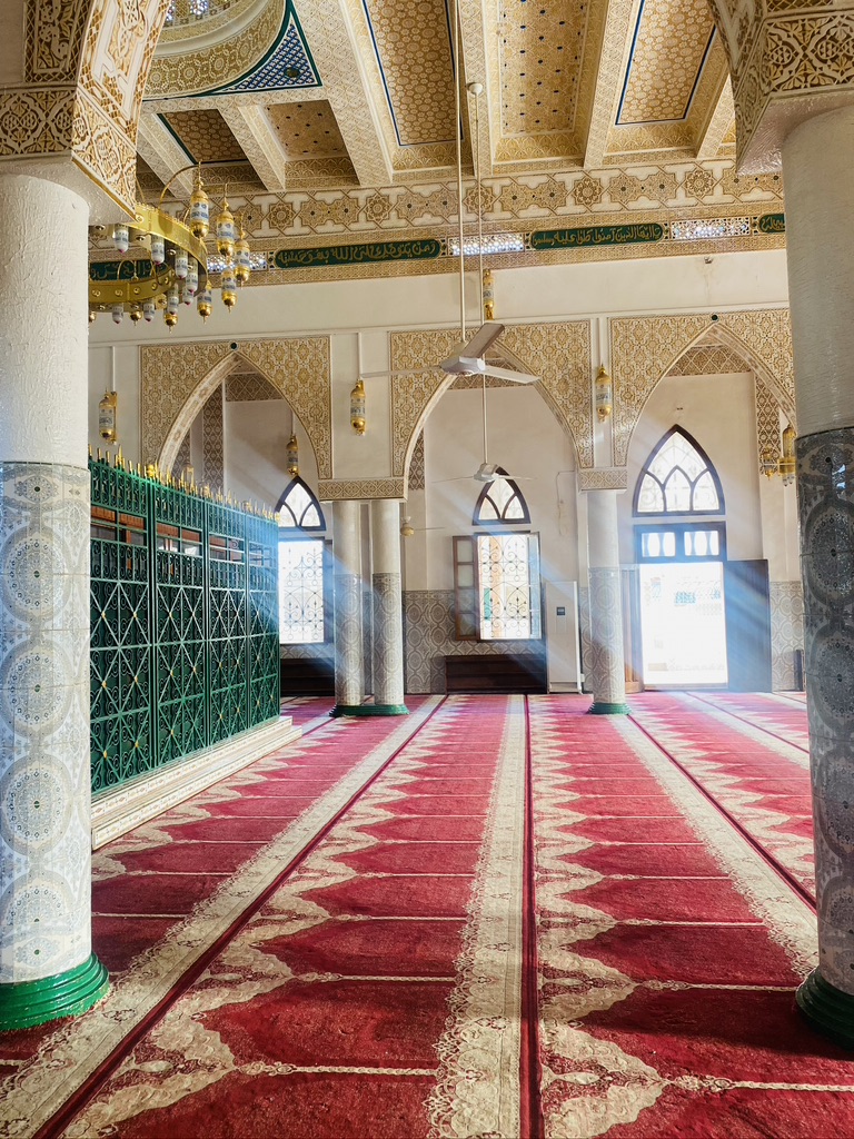 a mosque in TIVAOUANE IN SENEGAL