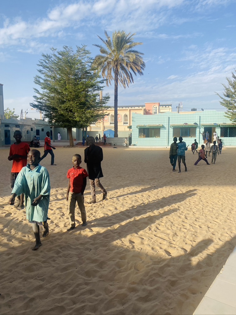 kids playing in the school IN SENEGAL